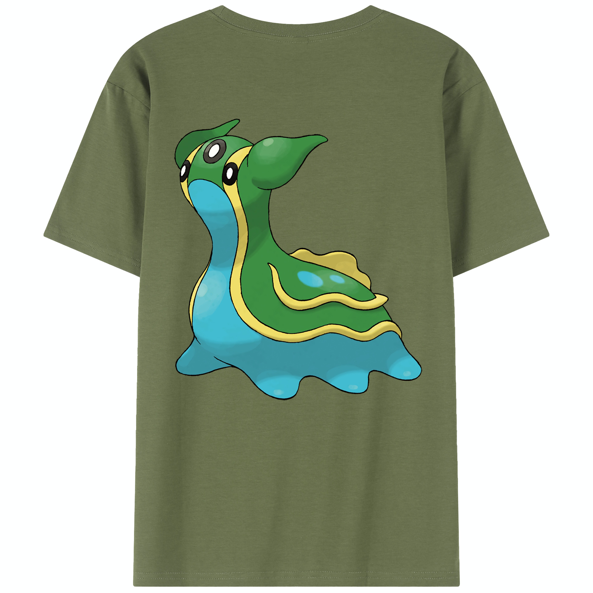 （画像用） ポケットモンスター Pokémon 綿100％半袖Tシャツ（背面プリント）